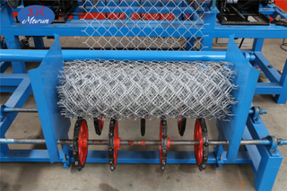 Single Wire Soccer Field Chain Link Fence Making Machine