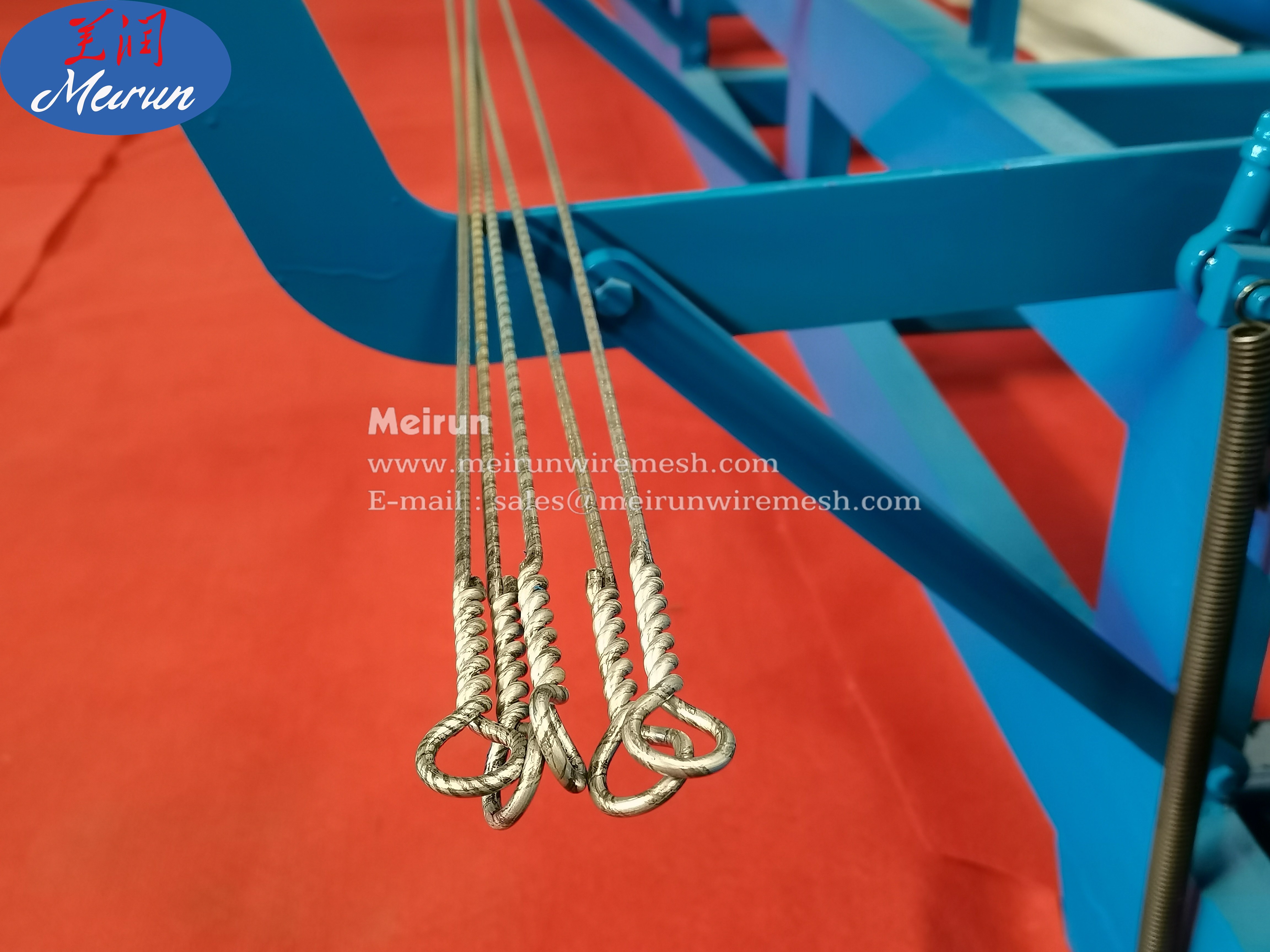 Single Loop Cotton Bale Wire Ties Making Machine