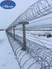 Eleven Strip Safety Razor Wire Mesh Making Fence Machine