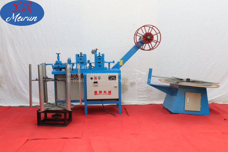  Razor Barbed Coiling Wire Machine And Forming Machine Produce Line 
