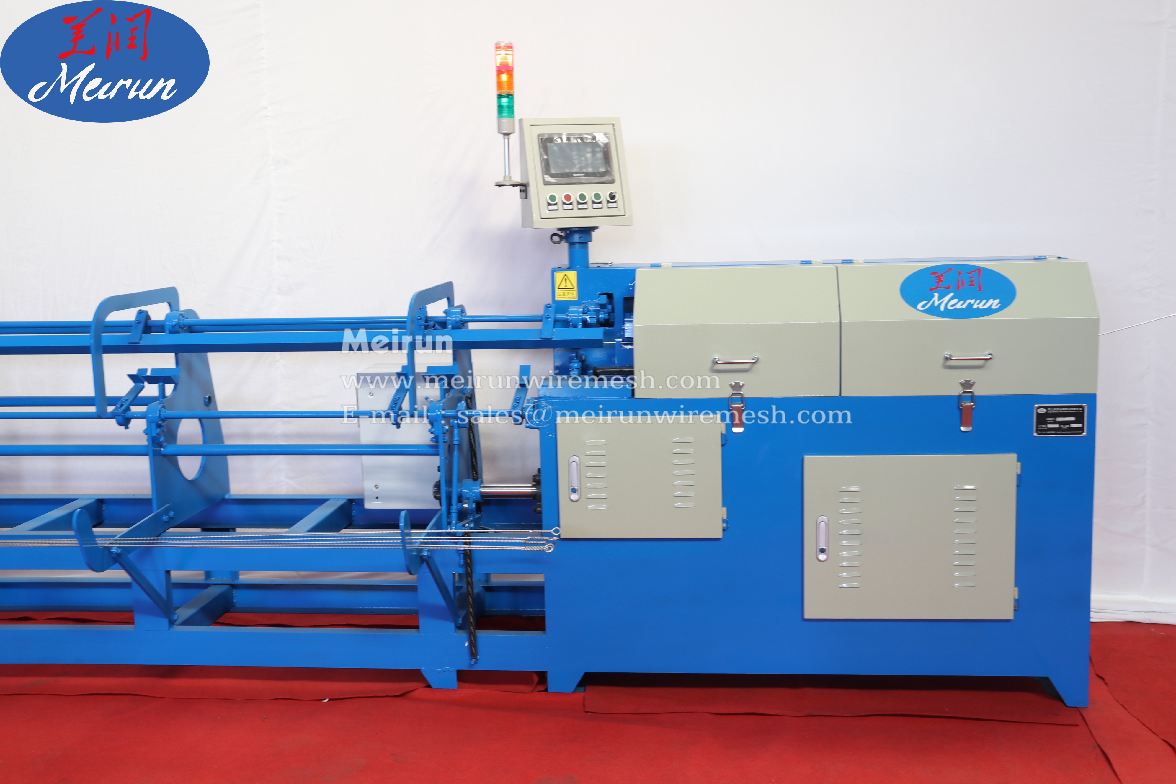 Bale Wire Tie with Double Loop Quick Link Making Machine