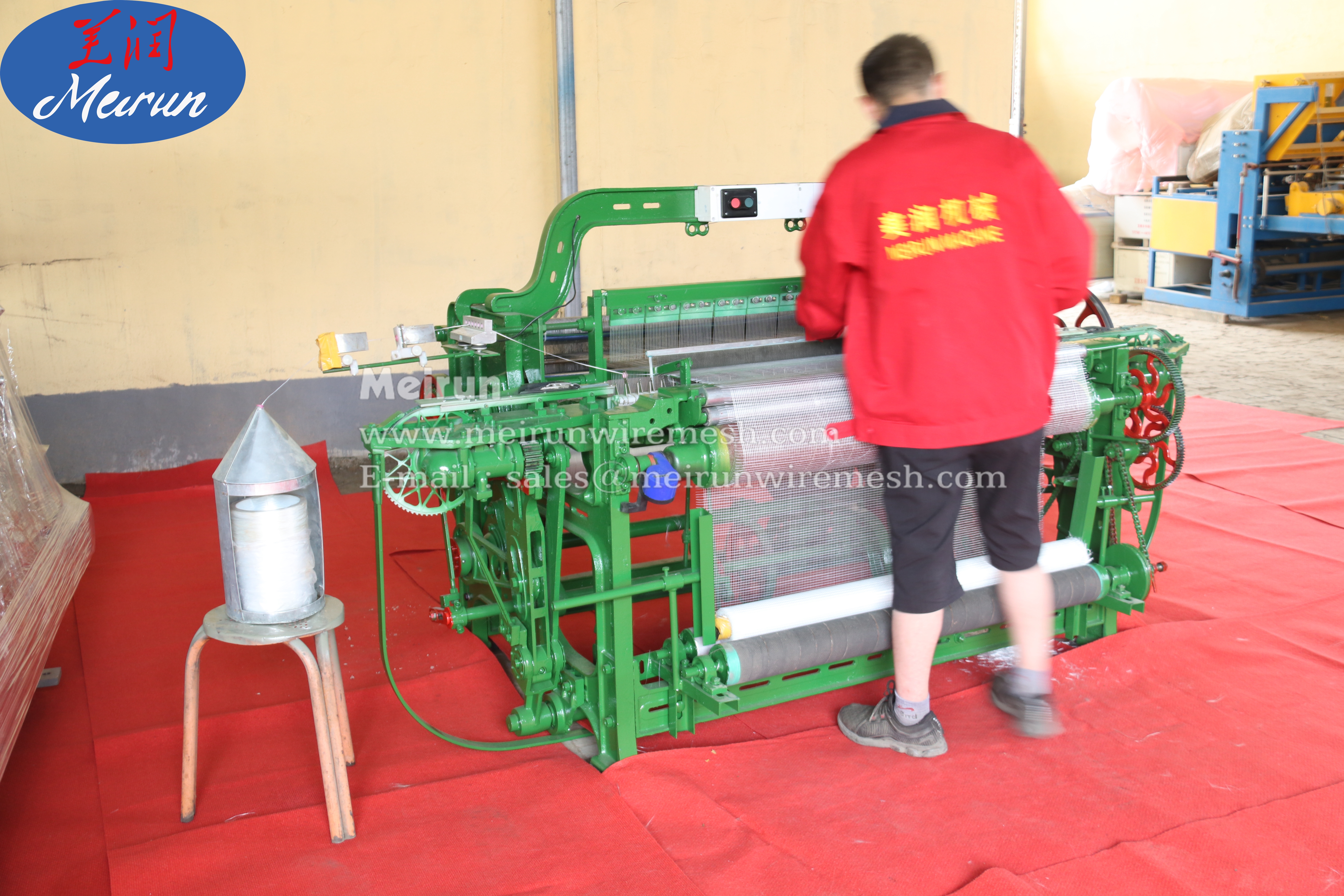 Fiberglass Weaving Making Machine