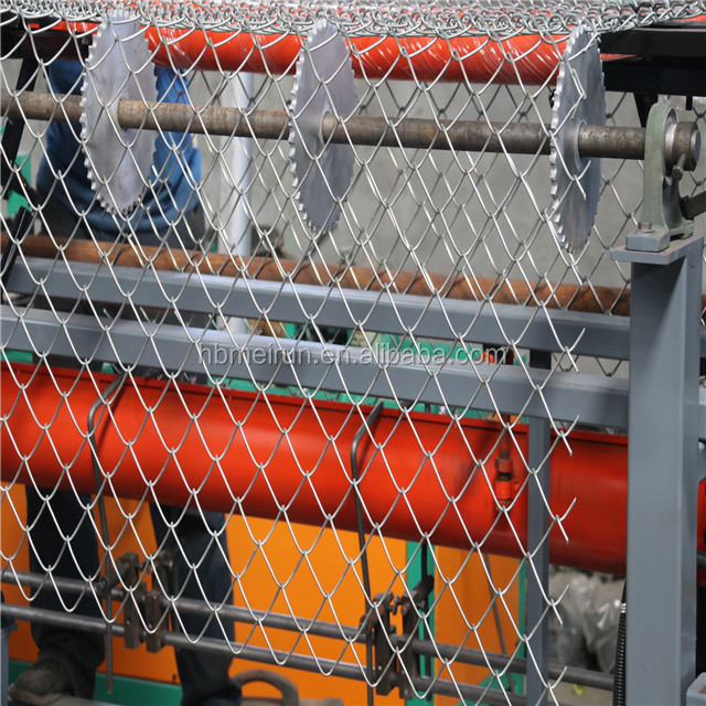 High Quality Single/Double Wire Chain Link Fence Machine