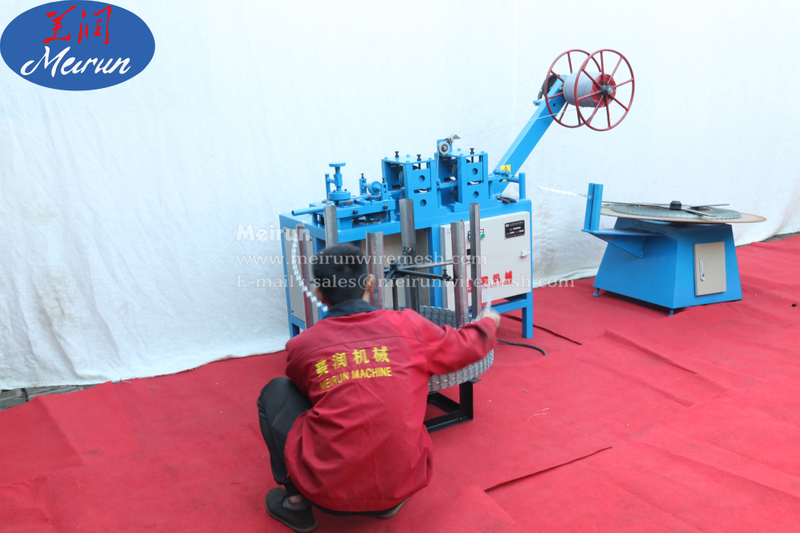 Factory Price High Speed Automatic Concertina Razor Barbed Wire Fence Roller Making Machine 