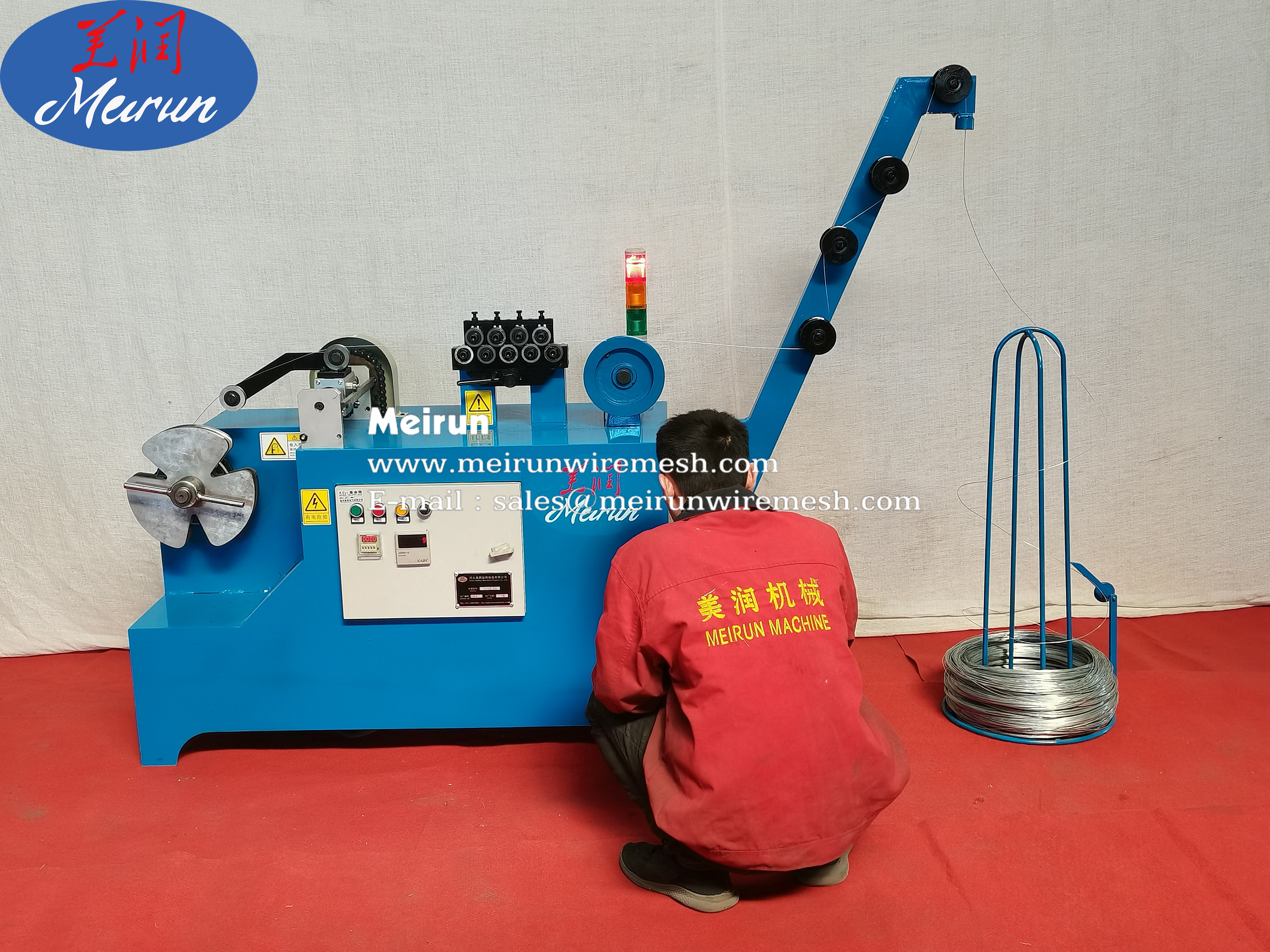 Steel Wire Coiler And Roller Making Machine with CE Certificate 