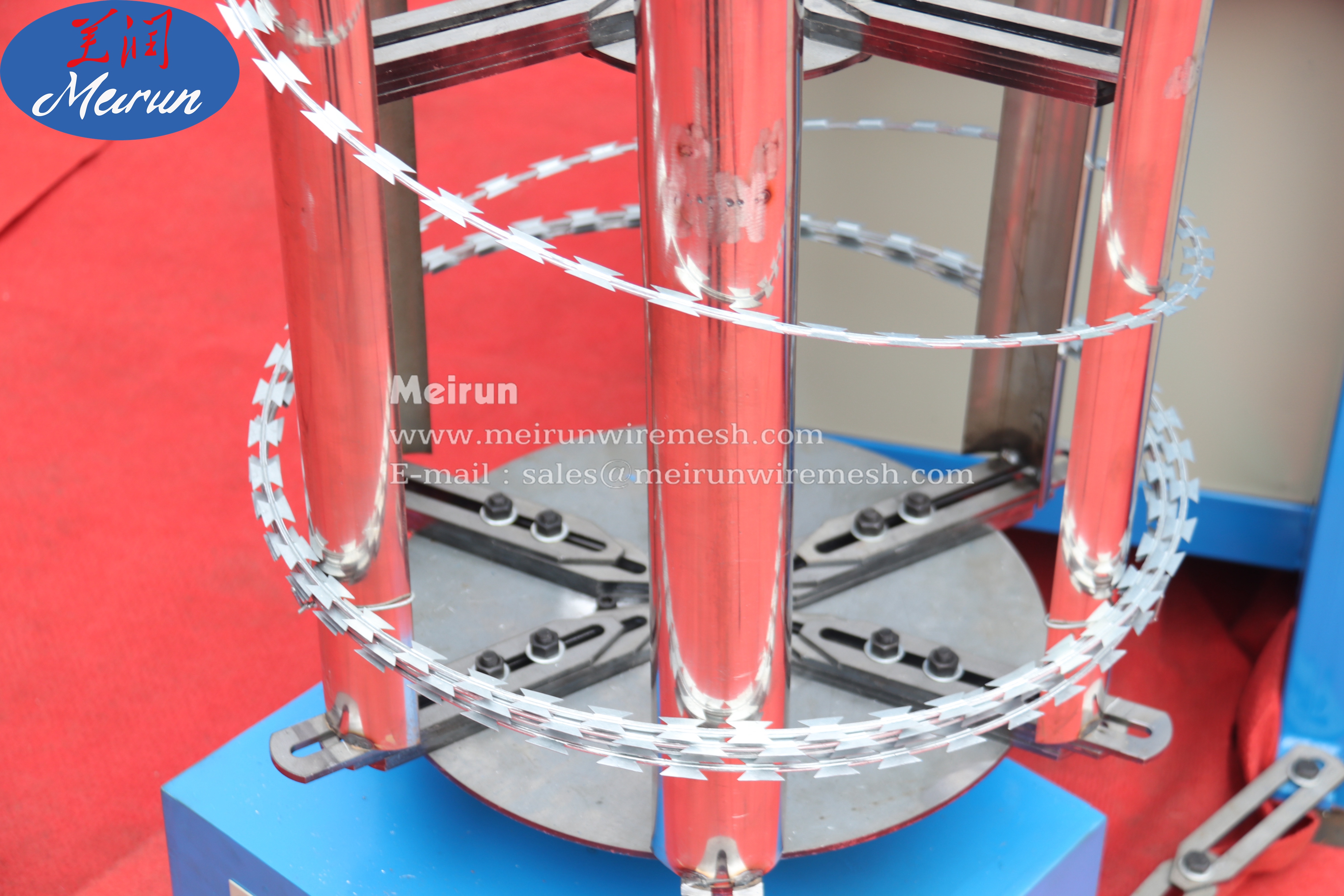 9 Strips Razor Sheet And Wire Forming Machine,coiling Making Machine