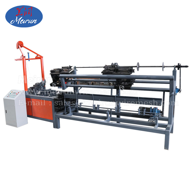 High Quality Single/Double Wire Chain Link Fence Machine