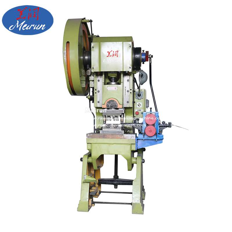 Razor Blade Barbed Wire Clips Making Machine 