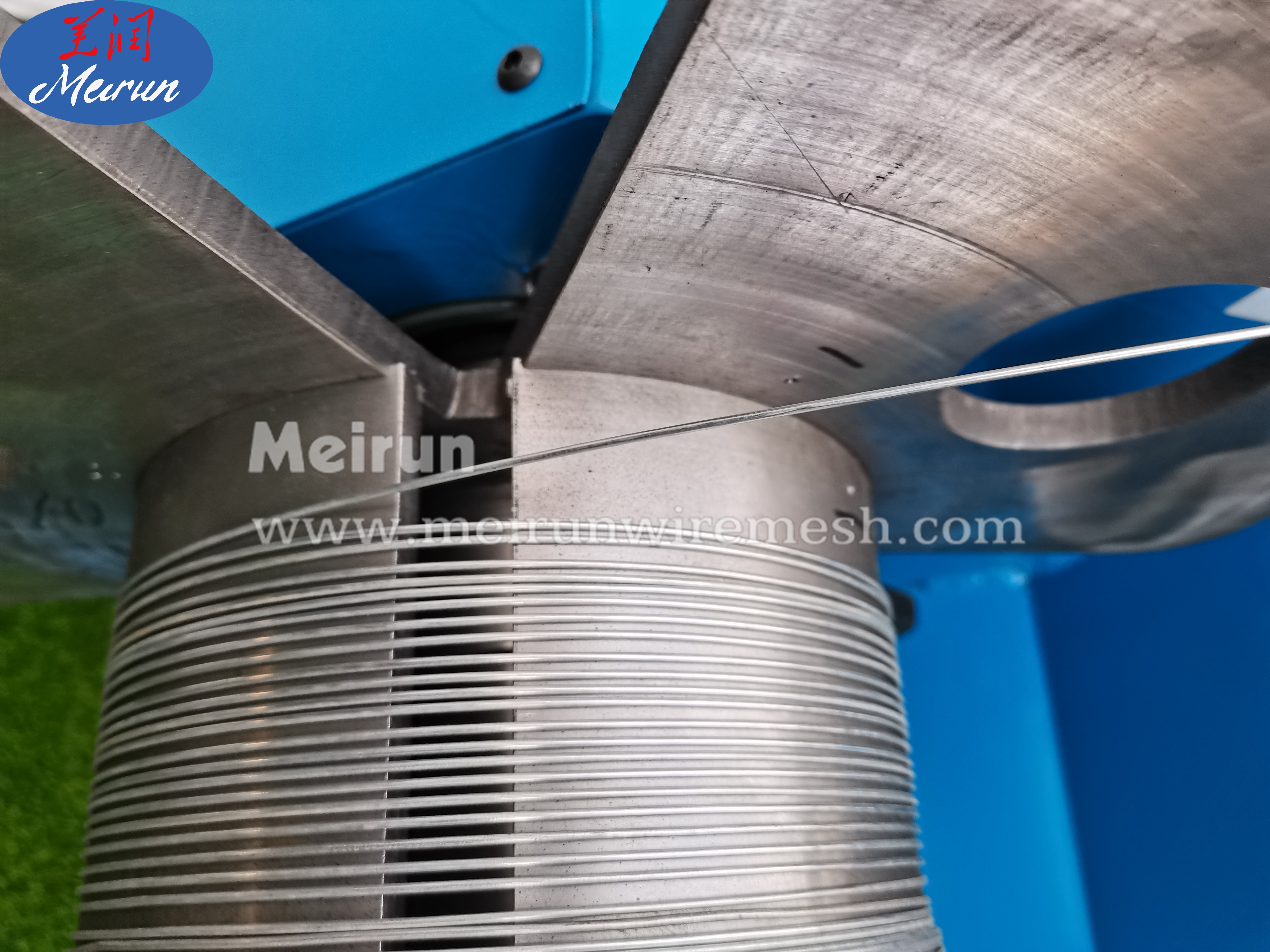 Hebei Meirun Galvanized / Copper Wire Small Coils Wire Making Machine Wire Forming Machine