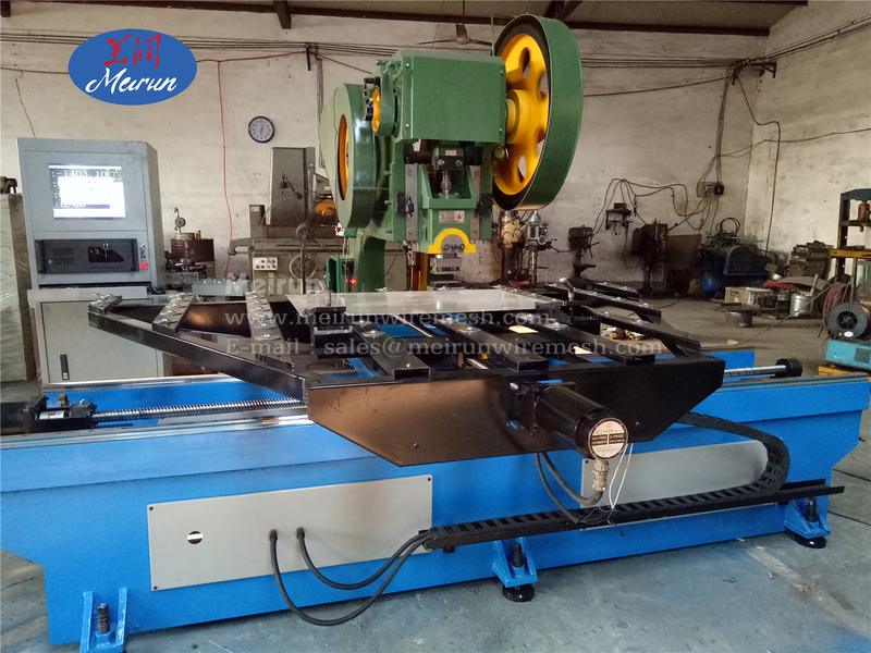 Punch Aluminium Sheet Perforated Plate Metal Mesh Making Machine 