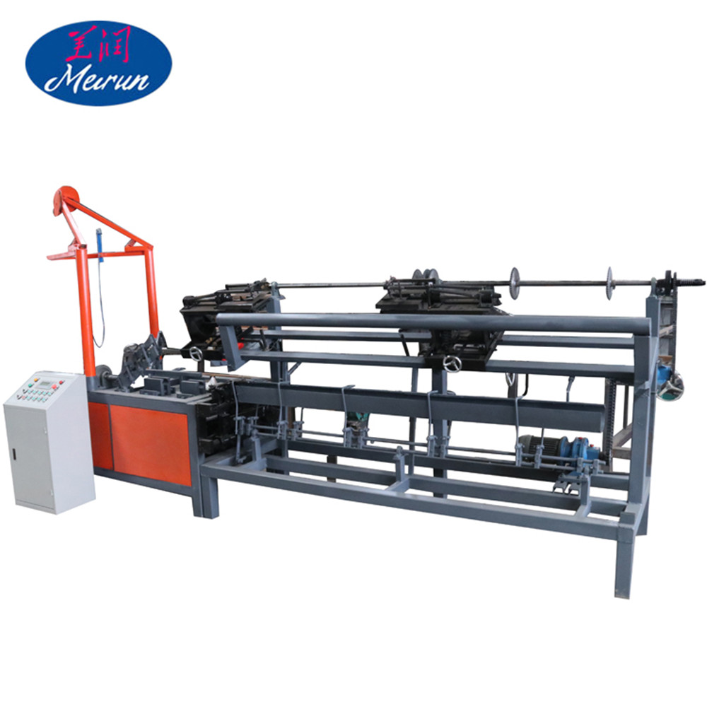 Semi Fully Automatic Plc Control Chain Link Fence Making Machine