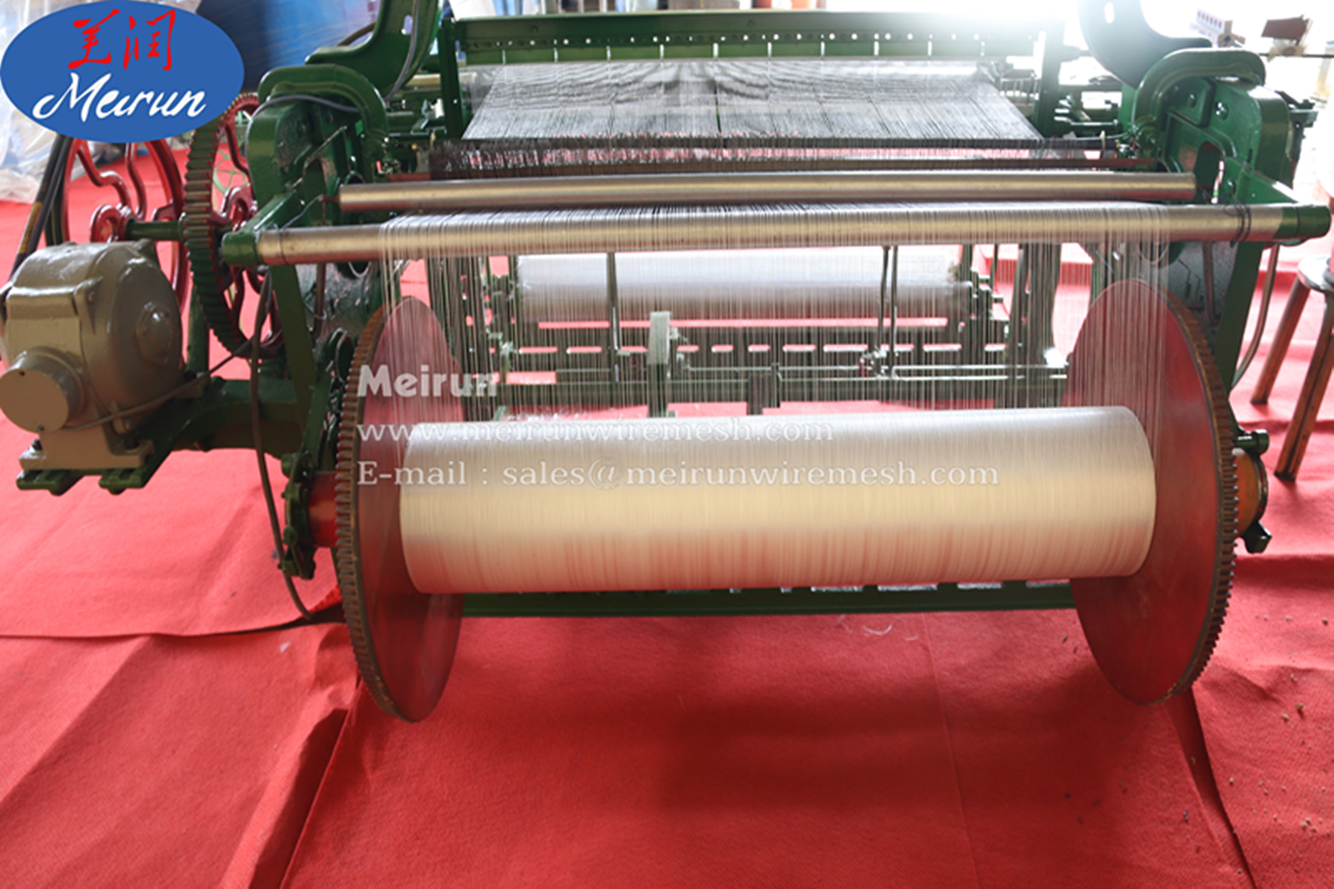 2.3M Width Fiberglass Wire Mesh Weaving Machinery Factory