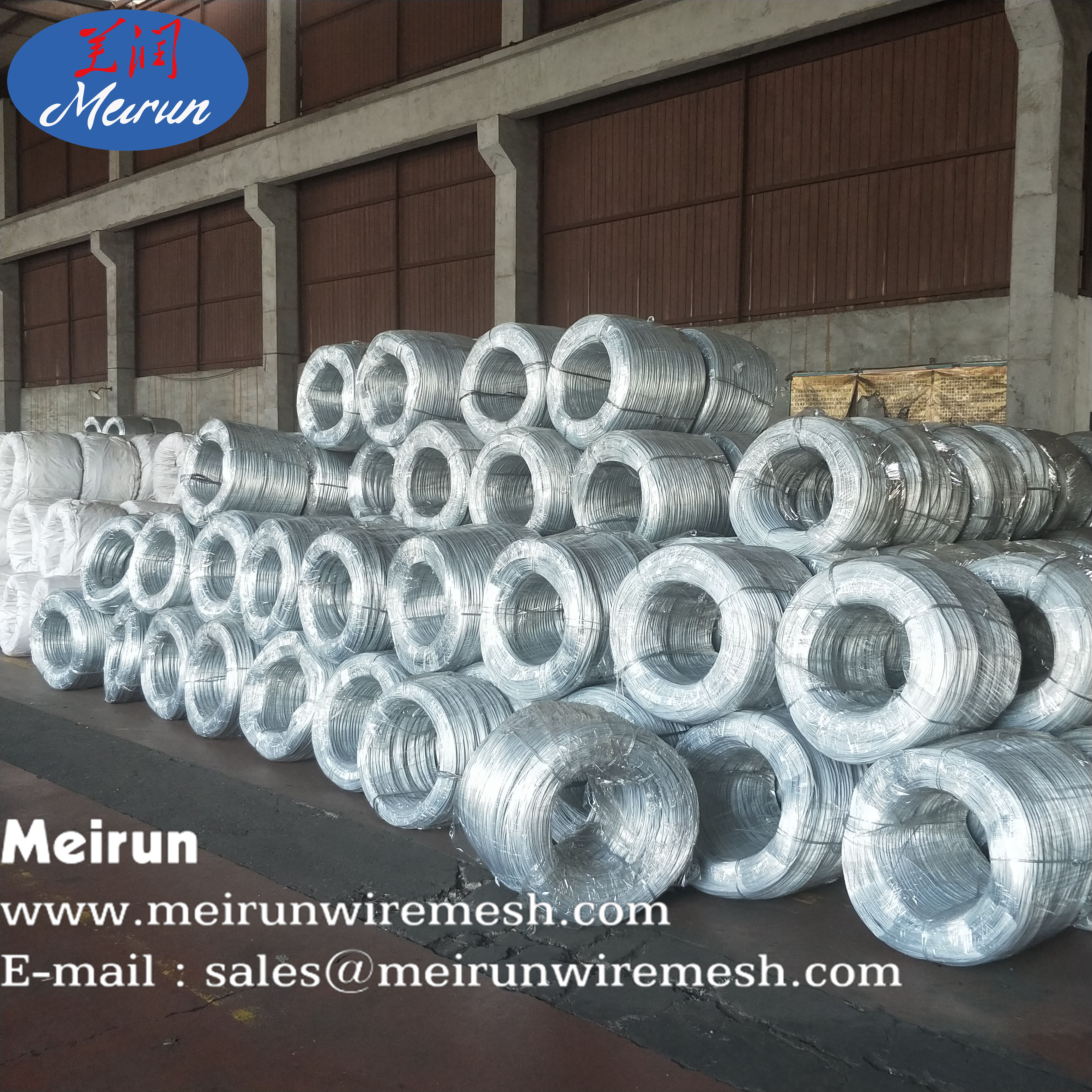 High Quality Wire Gi Binding Wire Rolls Bwg 12 14 Electro Hot Dipped Galvanized Steel Iron Wire Line 