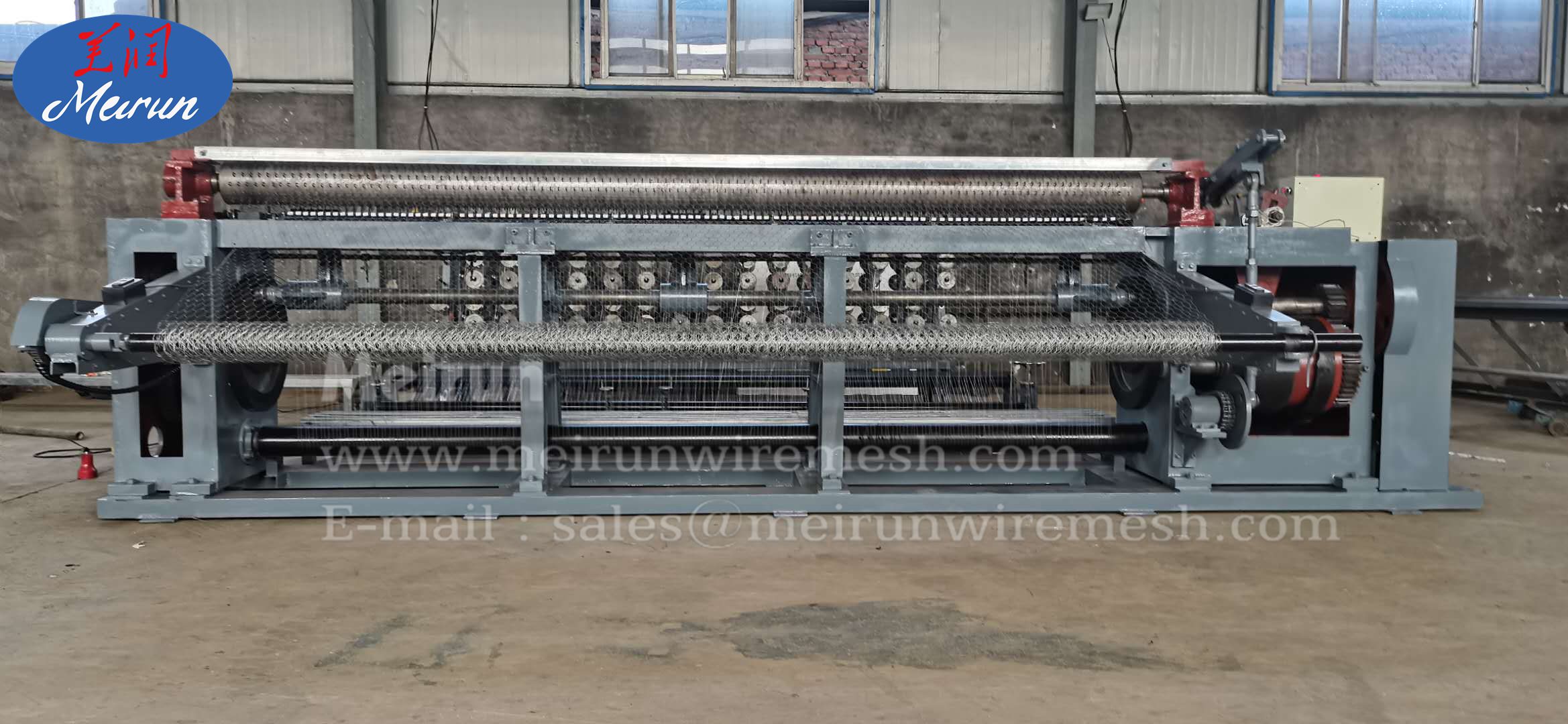 Gabion Mesh Hexagonal Wire Netting Machine for Bird Cages Stone Cages