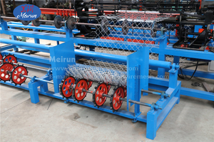 China Best Supplier Fully Automatic Single Wire Chain Link Fence Making Machine