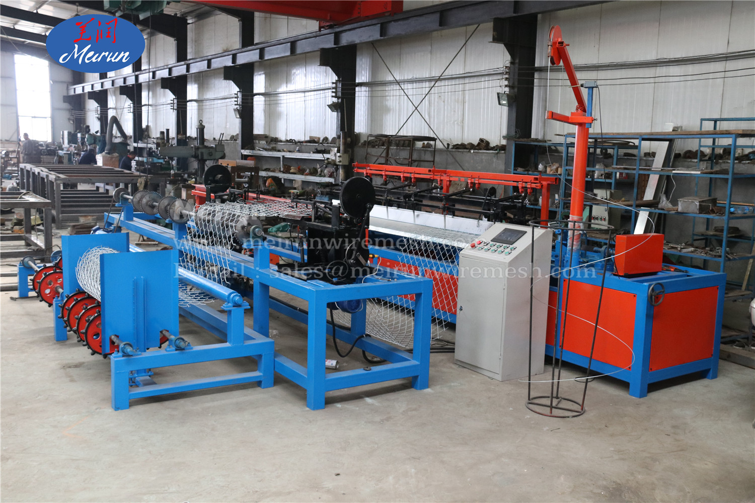 Best Quality Chain Link Wire Fence Making Machine 