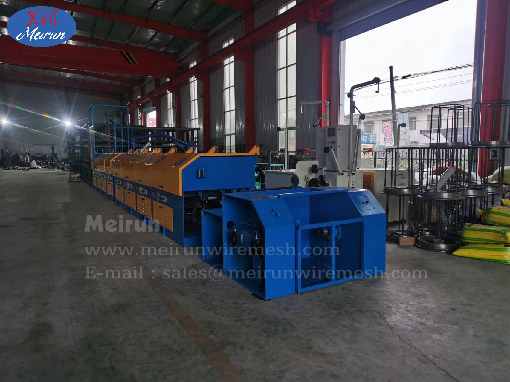  Straight Line Copper And Steel Cable Or Wire Drawing Machine