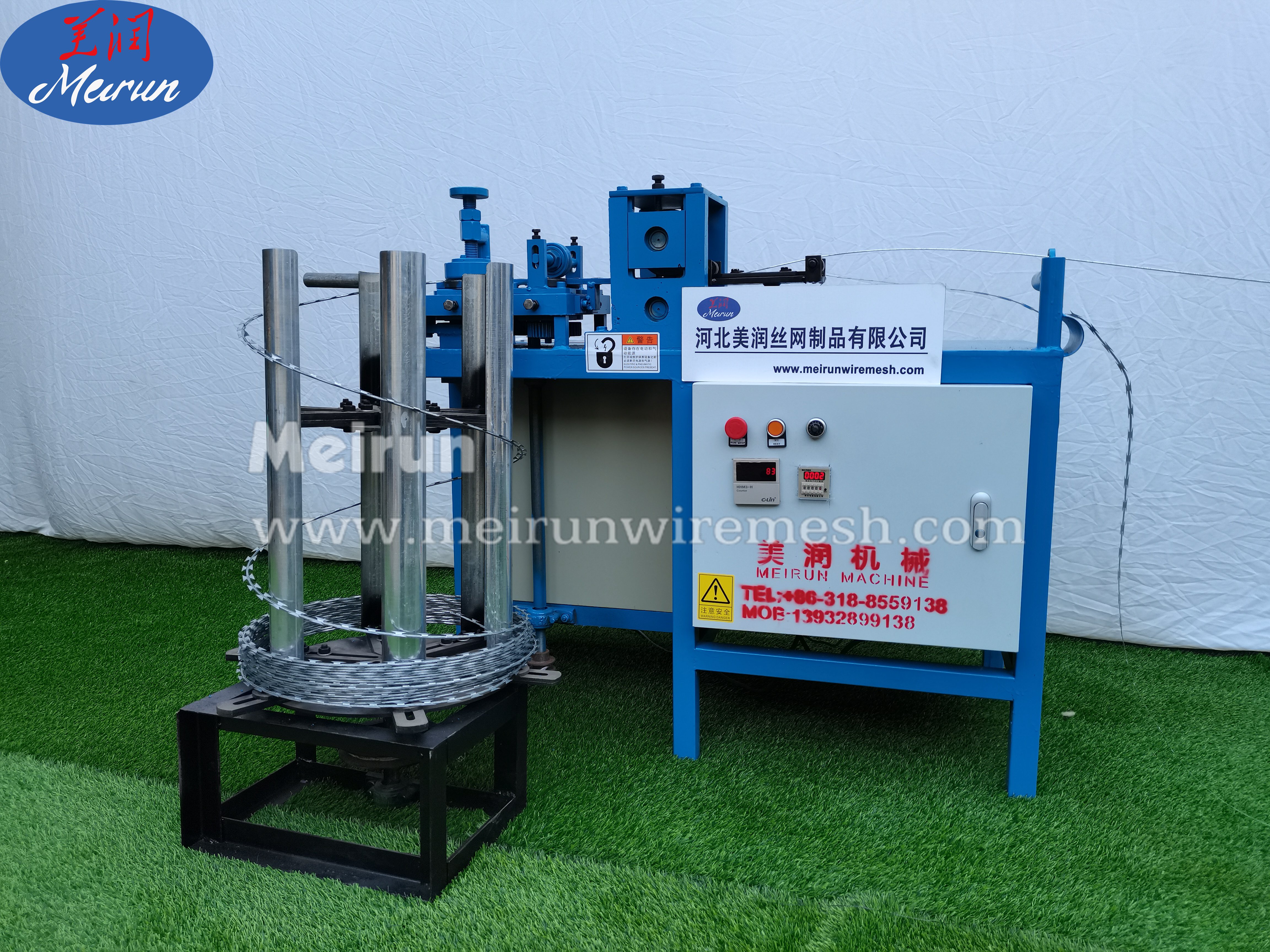 Hot Sales Competitive price High Safety Level Concertina Razor Barbed Wire Making Machine